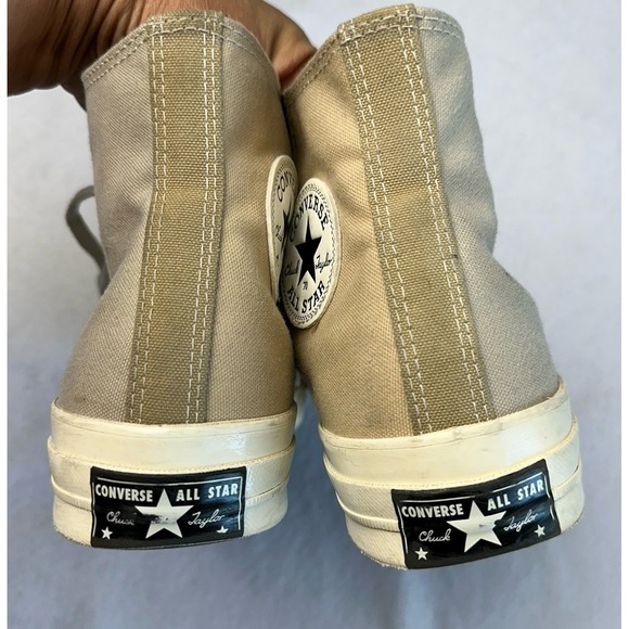 Converse Chuck Taylor All Star Mens 7 Womens 9 Two Tone Sand High Top - Picture 8 of 10